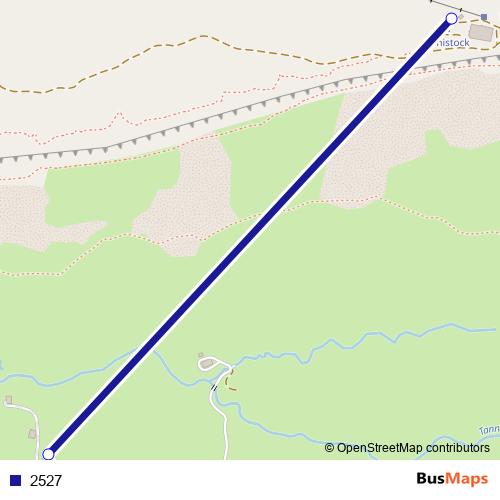2527 cable-car Line Map