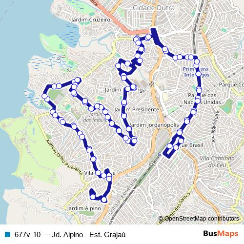 677v-10 bus Line Map