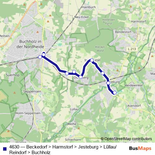 4630 bus Line Map