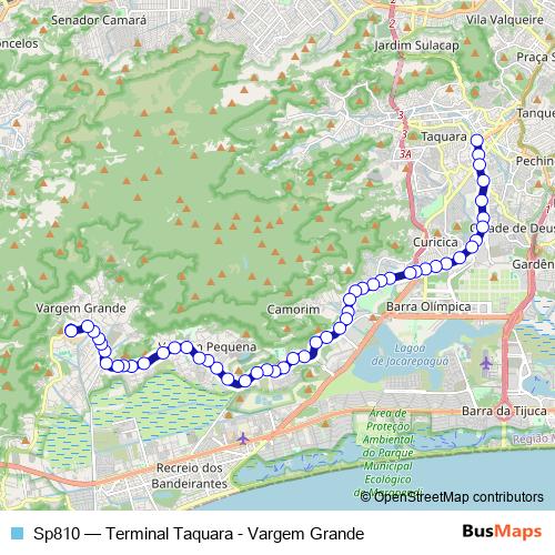 Sp810 bus Line Map