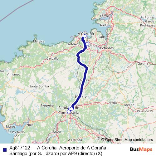 Xg817122 bus Line Map