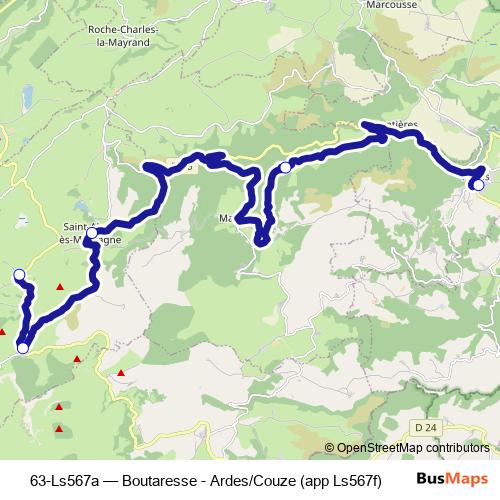63-Ls567a bus Line Map
