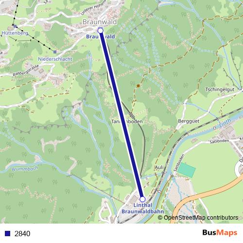 2840 funicular Line Map