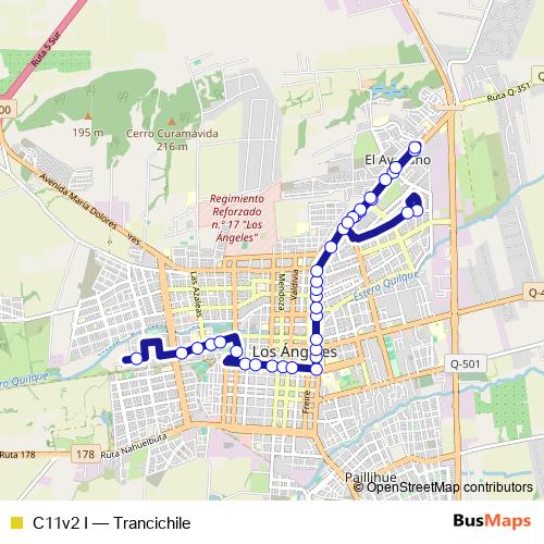 C11v2 I bus Line Map