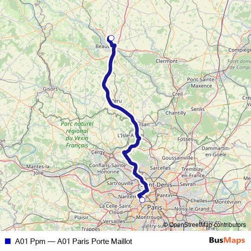 A01 Ppm bus Line Map