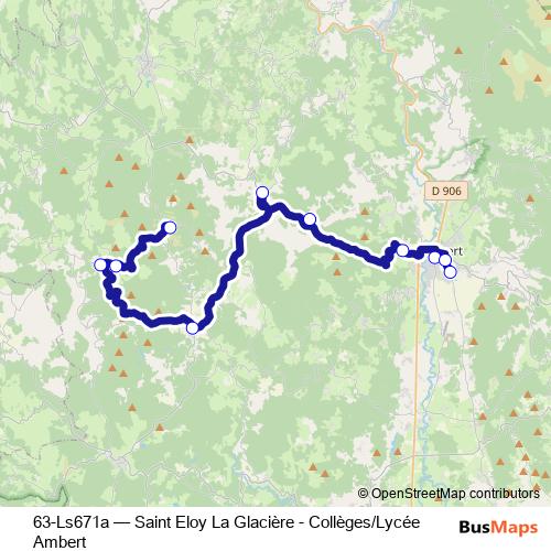 63-Ls671a bus Line Map