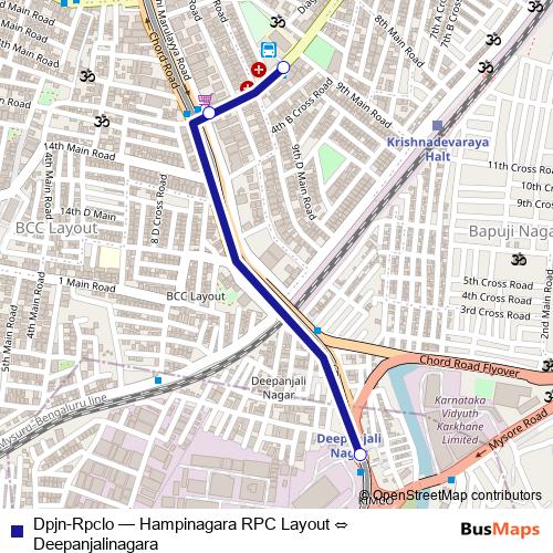 Dpjn-Rpclo bus Line Map