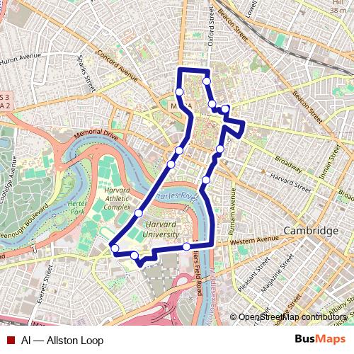 Al bus Line Map
