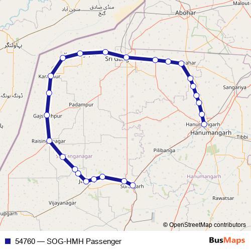 54760 rail Line Map