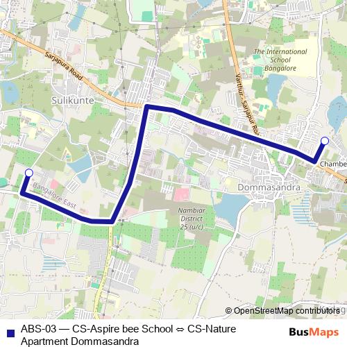 ABS-03 bus Line Map