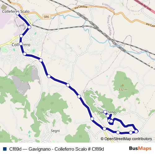 Cf89d bus Line Map