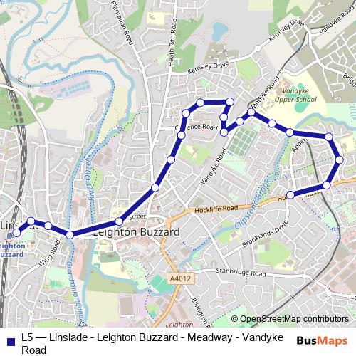 L5 bus Line Map