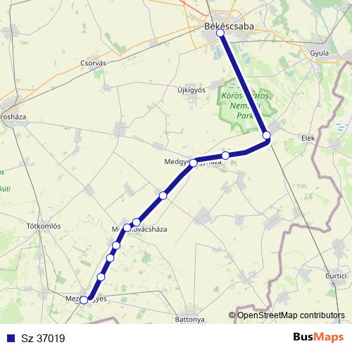 Sz 37019 rail Line Map
