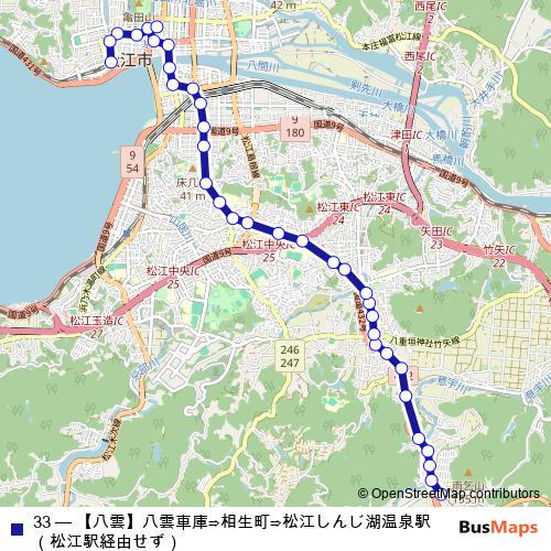 33 bus Line Map