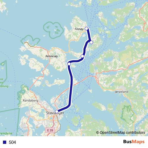504 ferry Line Map