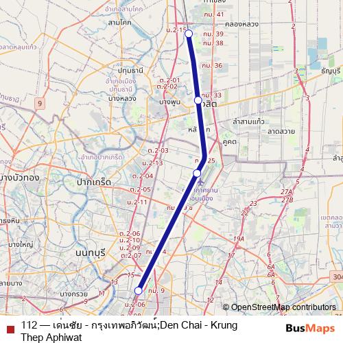 112 rail Line Map