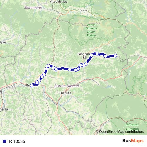 R 10535 rail Line Map