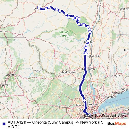 ADT A121f bus Line Map