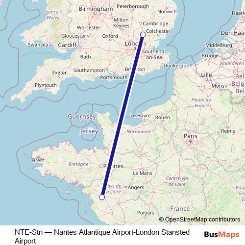 NTE-Stn bus Line Map