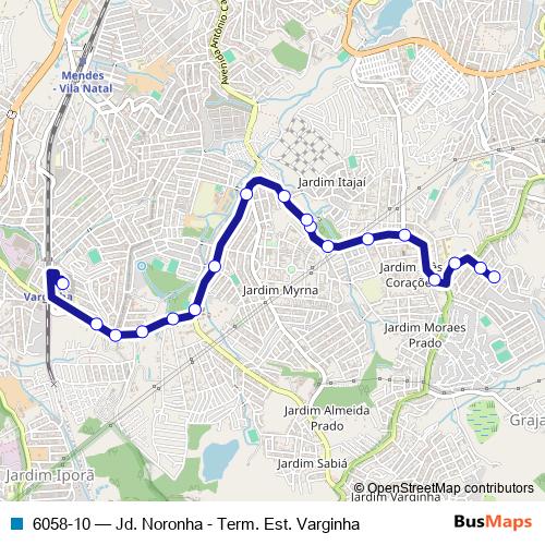 6058-10 bus Line Map