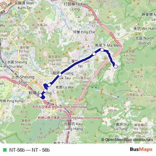 NT-56b bus Line Map