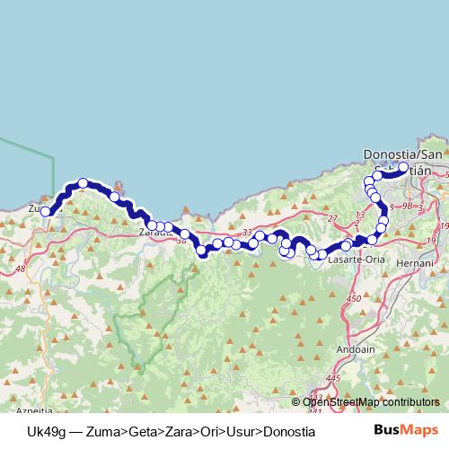 Uk49g bus Line Map
