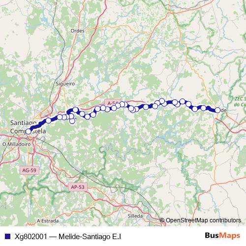 Xg802001 bus Line Map