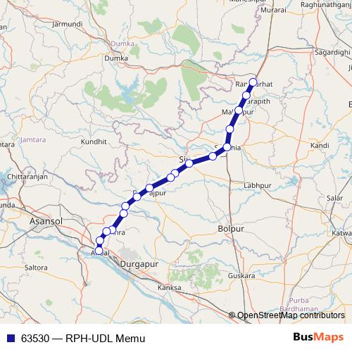 63530 rail Line Map