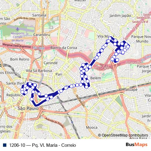 1206-10 bus Line Map