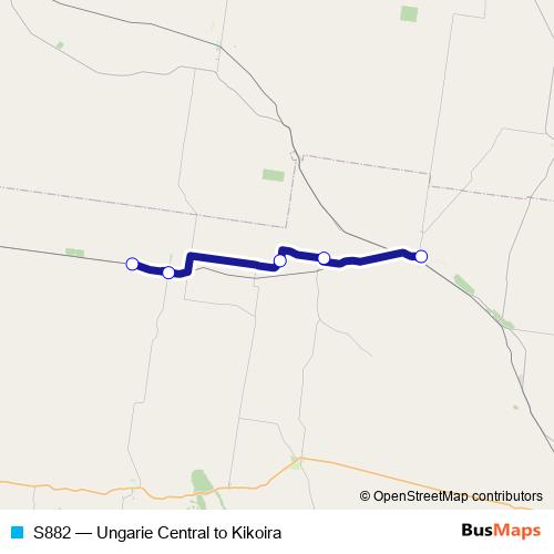 S882 bus Line Map