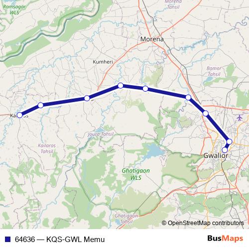 64636 rail Line Map