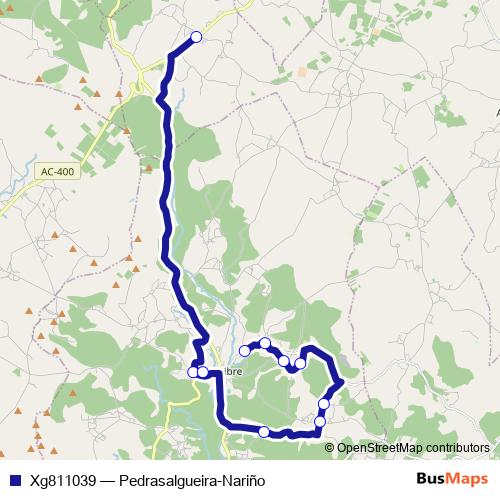 Xg811039 bus Line Map