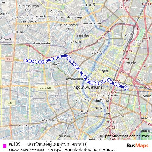 ต.139 bus Line Map