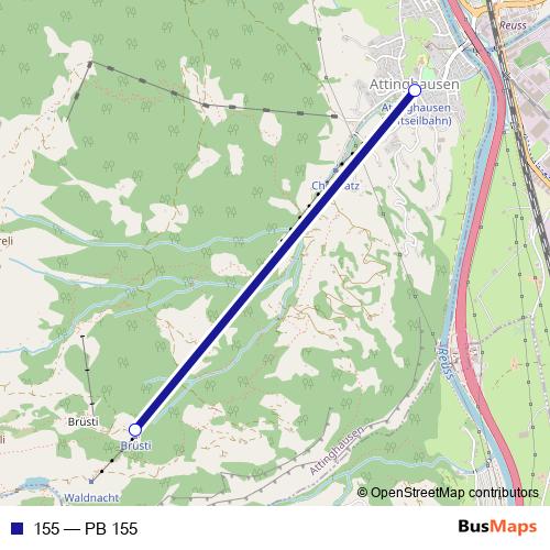 155 cable-car Line Map
