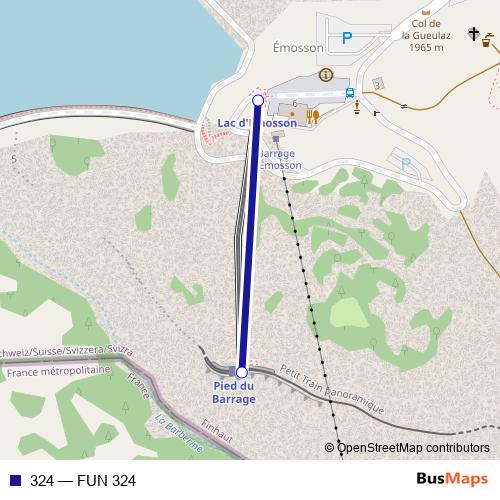 324 funicular Line Map
