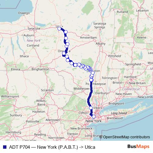 ADT P704 bus Line Map