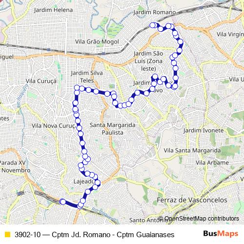 3902-10 bus Line Map