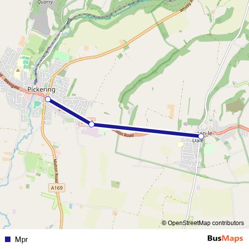 Mpr bus Line Map