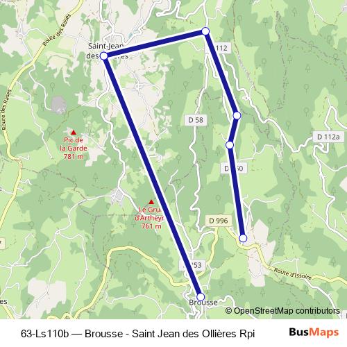 63-Ls110b bus Line Map
