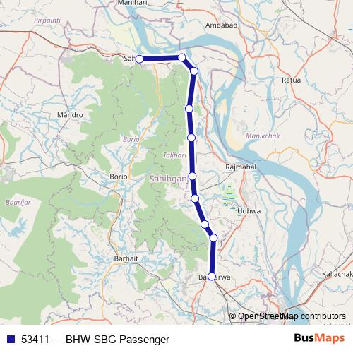 53411 rail Line Map