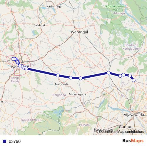 03796 bus Line Map