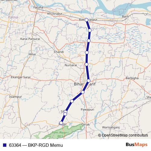 63364 rail Line Map