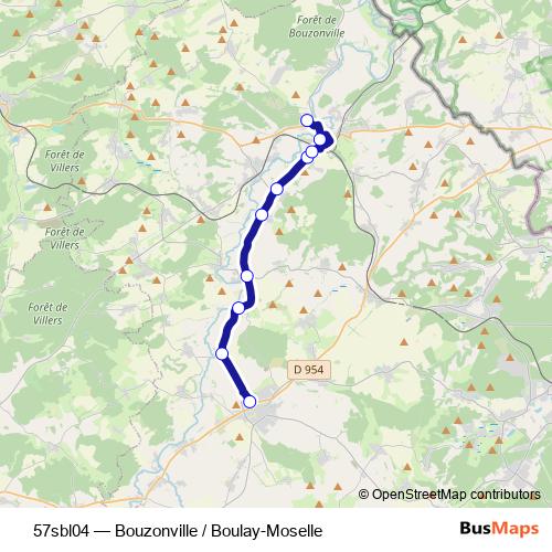 57sbl04 bus Line Map