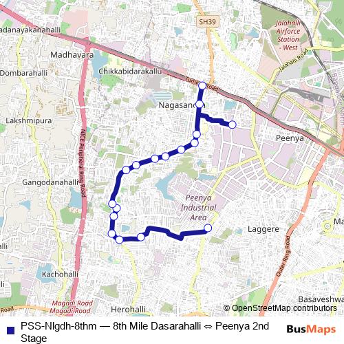 PSS-Nlgdh-8thm bus Line Map