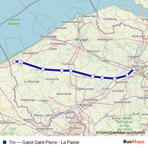 Trn rail Line Map