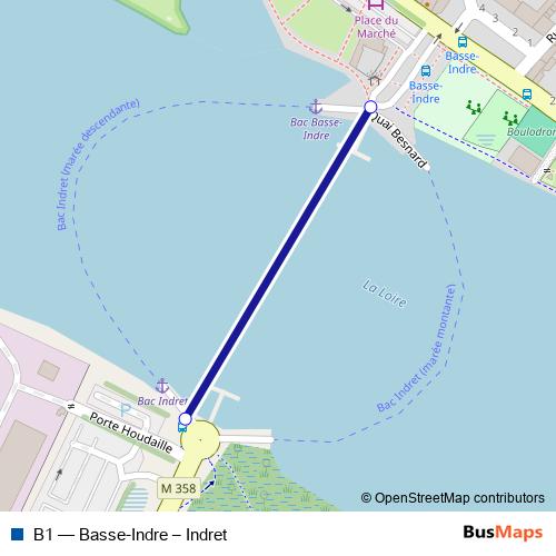 B1 ferry Line Map