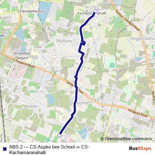 ABS-2 bus Line Map