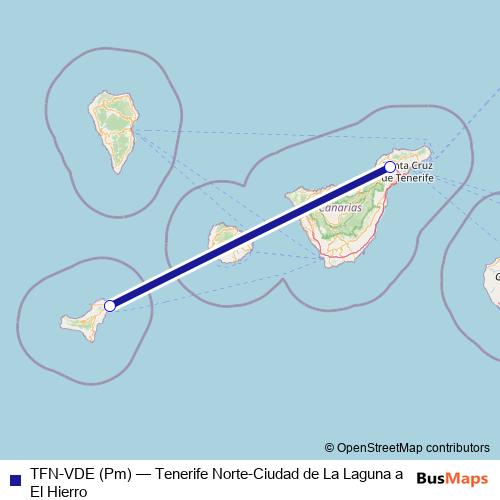TFN-VDE (Pm) air Line Map