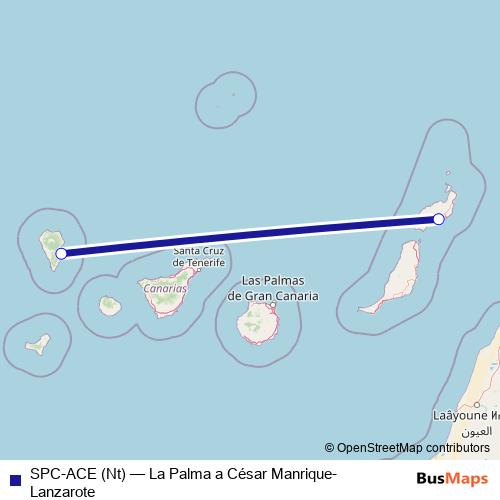 SPC-ACE (Nt) air Line Map