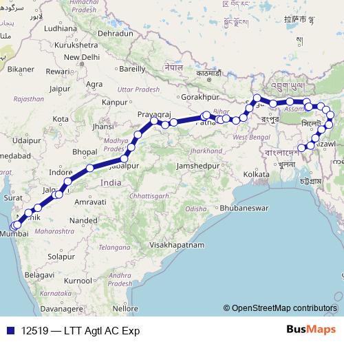 12519 rail Line Map